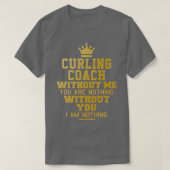 Curling Coach T-Shirt (Design vorne)
