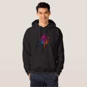 Curling Colorful Splash Hoodie (Vorne ganz)
