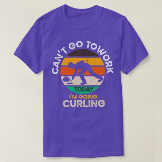 Curling Curling Curling Winter Sports Curling T-Shirt (Design vorne)