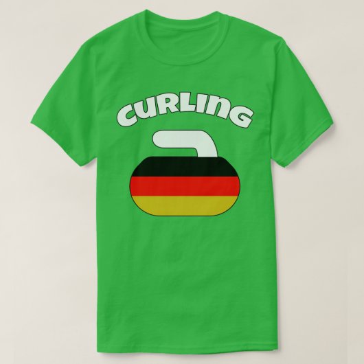 Curling Deutschland T-Shirt (Design vorne)