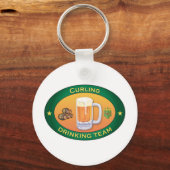 Curling Drink Team Schlüsselanhänger (Vorderseite)