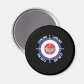 Curling eines Eisschachbretts-Geschenkes Magnet (Vorderseite/Rückseite)