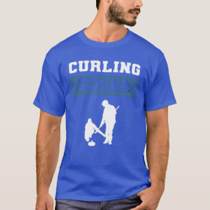 Curling-Eis-Sporttrainer Freund T-Shirt