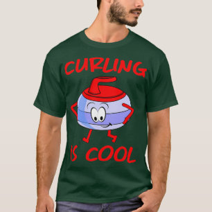 Curling-Eisbahn-Geschenk T-Shirt