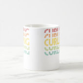 Curling-Eisstock-Schießen Kaffeetasse (Mittel)