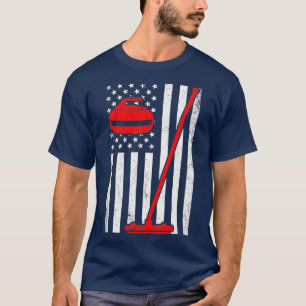 Curling-Fahne T-Shirt