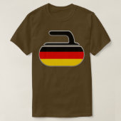 Curling Flag Curl Stone T-Shirt (Design vorne)