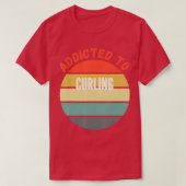 Curling-Geschenk, dem Curling angepasst T-Shirt (Design vorne)
