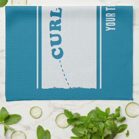 Curling Geschirrtuch (Gefaltet)