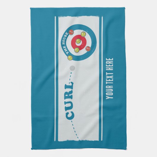 Curling Geschirrtuch (Vertikal)