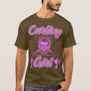 Curling Girl Funny Curling-Geschenk T-Shirt