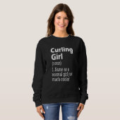 Curling Girl Sweatshirt (Vorne ganz)