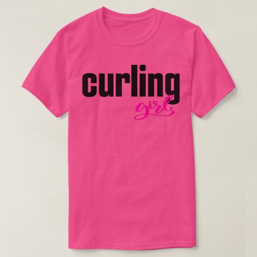 Curling Girl Wintersport 2 T-Shirt (Design vorne)