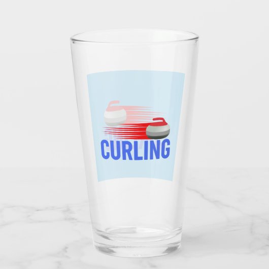 Curling Glas (Rückseite)