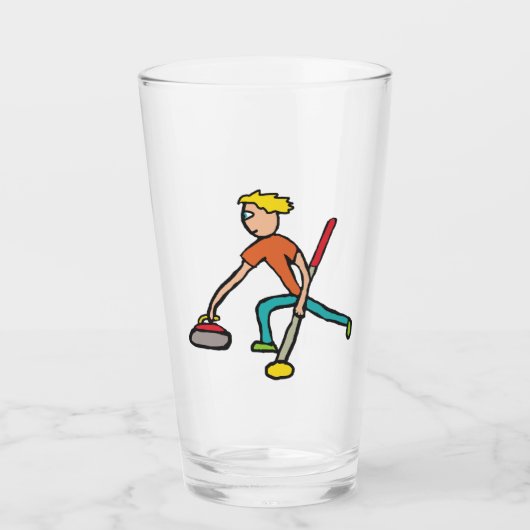 Curling Glas (Vorderseite)