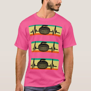 Curling Heartbeat T-Shirt