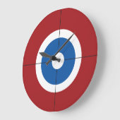 Curling House Große Wanduhr (Winkel)