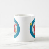 Curling House und Curling Steine oben Kaffeetasse (Mittel)