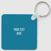 Curling House und Curling Steine oben Schlüsselanhänger (Rückseite)