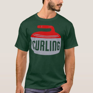 Curling Ice Sport Curling Lover Geschenk Idee 4 T-Shirt