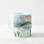 Curling in der Schweiz Kaffeetasse (Vorderseite Links)