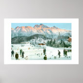 Curling in der Schweiz Poster (Vorne)