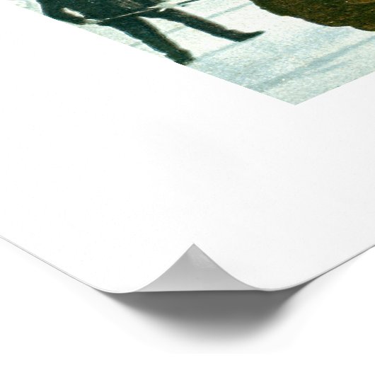 Curling in der Schweiz Poster (Ecke)