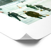 Curling in der Schweiz Poster (Ecke)