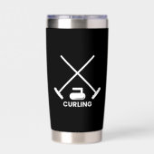 Curling-Insulbler Thermobecher (Rückseite)