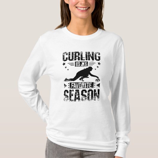 Curling Is My Season T-Shirt (Vorderseite)
