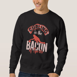 Curling ist das Becken des sportlichen Funny Curli Sweatshirt