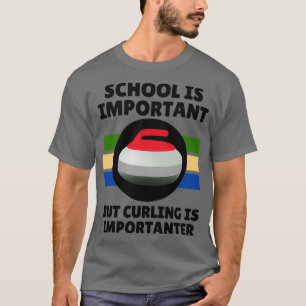 Curling ist ein wichtiger Wintersport T-Shirt