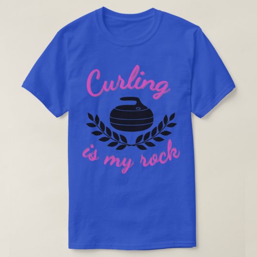 Curling ist mein Stein T-Shirt (Design vorne)