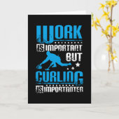 Curling ist wichtiger karte (Gelbe Blume)