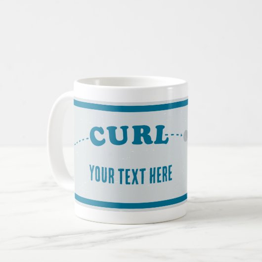 Curling Kaffeetasse (Vorderseite Links)