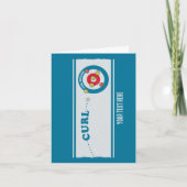 Curling Karte (Vorderseite)