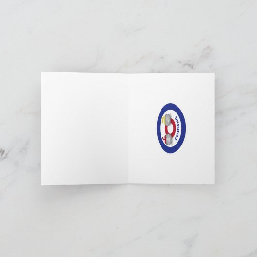 Curling Karte (Innenseite)