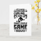 Curling Karte (Gelbe Blume)