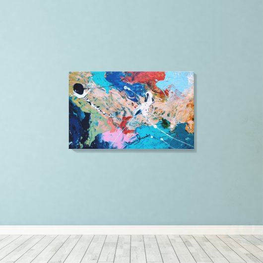 Curling Leinwanddruck (Insitu (Holzboden))