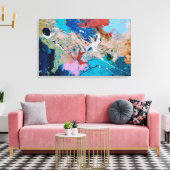 Curling Leinwanddruck (Insitu (Wohnzimmer))