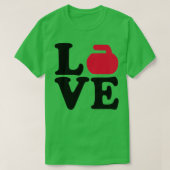 Curling-Liebe 7 T-Shirt (Design vorne)