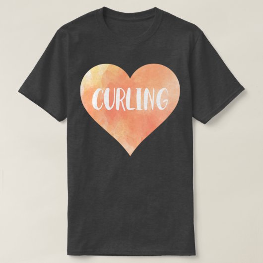 Curling-Liebe T-Shirt (Design vorne)