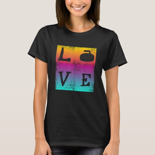 Curling Liebe T-Shirt (Vorderseite)