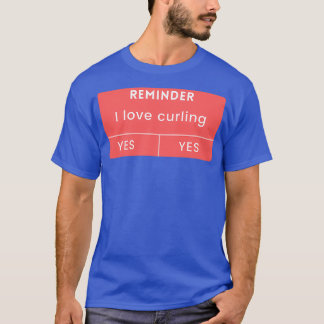 Curling-Liebhaber T-Shirt