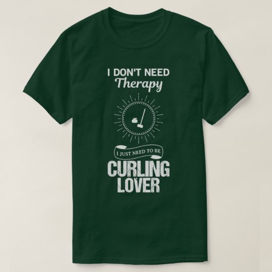 Curling Lover Funny Design For Gift 3 T-Shirt (Design vorne)