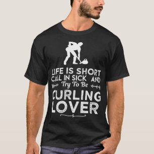 Curling Lover Funny Design für Geschenk 2 T-Shirt