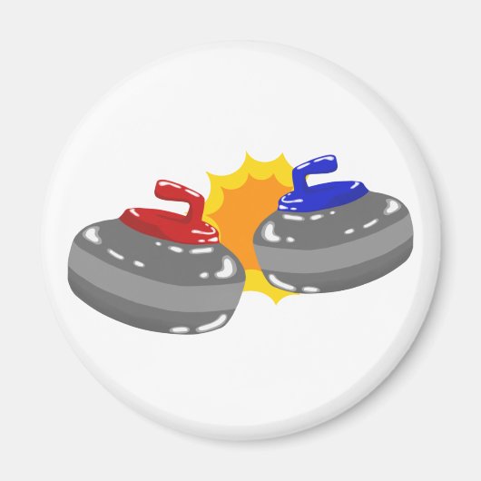 Curling Magnet (Vorne)