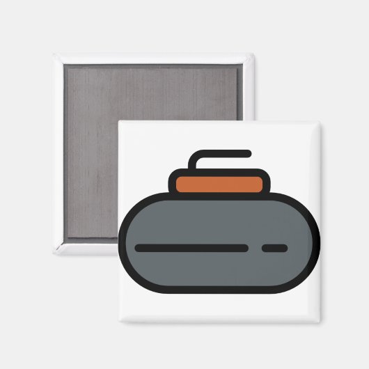 Curling Magnet (Vorderseite/Rückseite)