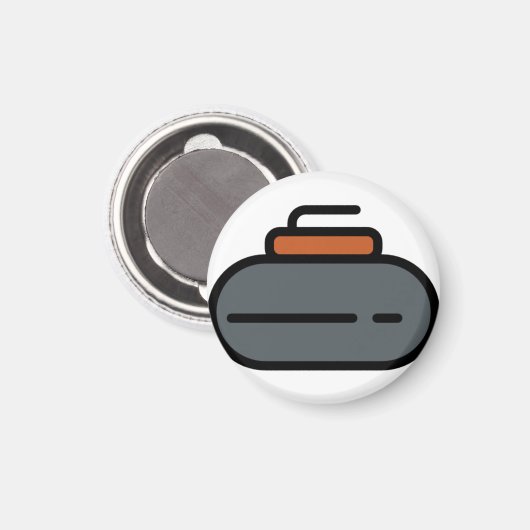 Curling Magnet (Vorderseite/Rückseite)
