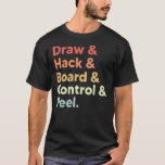 Curling meme draw hack board control peel retro T-Shirt<br><div class="desc">Curling meme draw hack board control peel retro curling Gift. Perfect gift for your dad,  mom,  papa,  men,  women,  friend and family members on Thanksgiving Day,  Christmas Day,  Mothers Day,  Fathers Day,  4th of July,  1776 Independent day,  Veterans Day,  Halloween Day,  Patrick's Day</div>